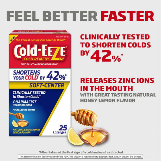 Cold-EEZE Lozenges - Honey Lemon