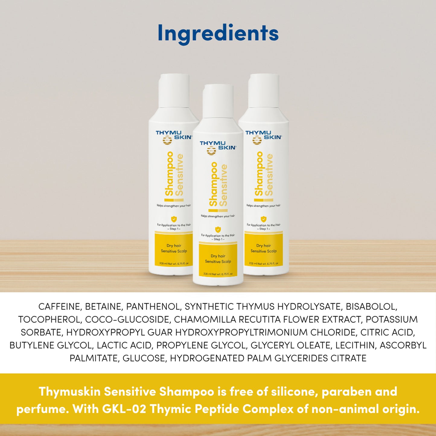 THYMUSKIN Sensitive Shampoo 200ml