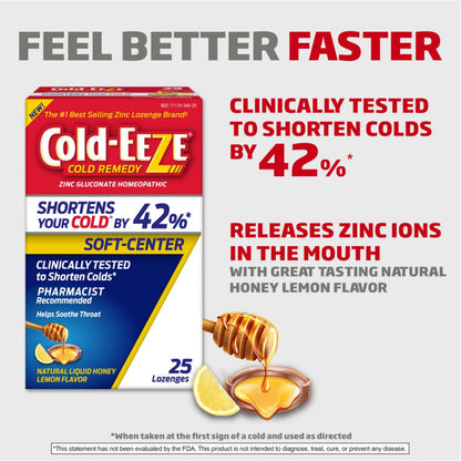 Cold-EEZE Lozenges - Honey Lemon