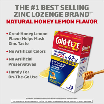 Cold-EEZE Lozenges - Honey Lemon