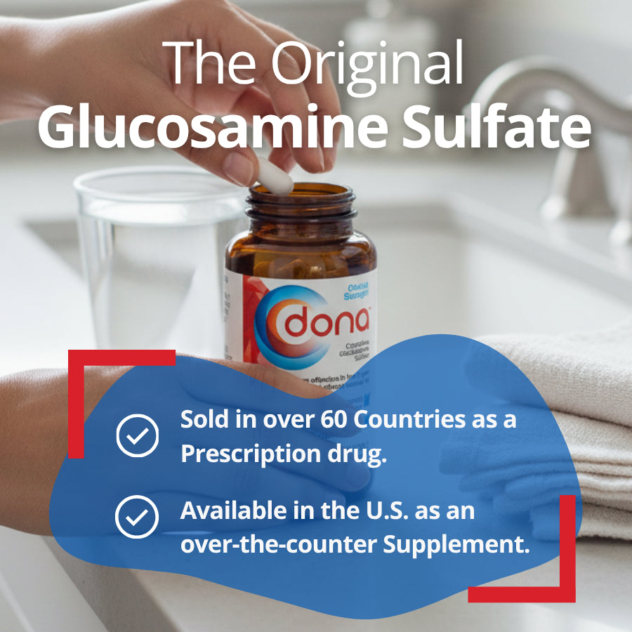 Dona Crystalline Glucosamine Sulfate, 1500 Mg