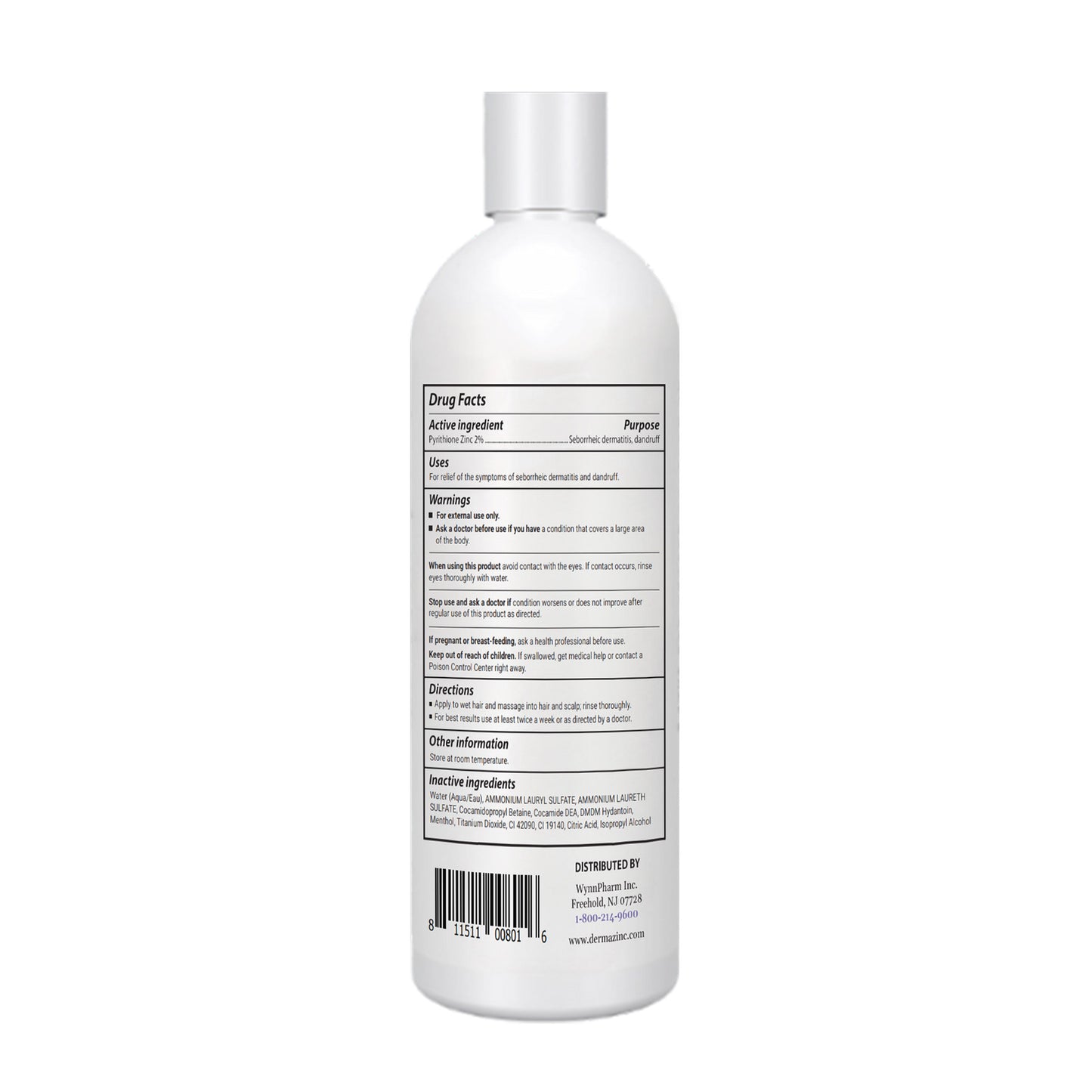 DermaZinc Shampoo 16oz