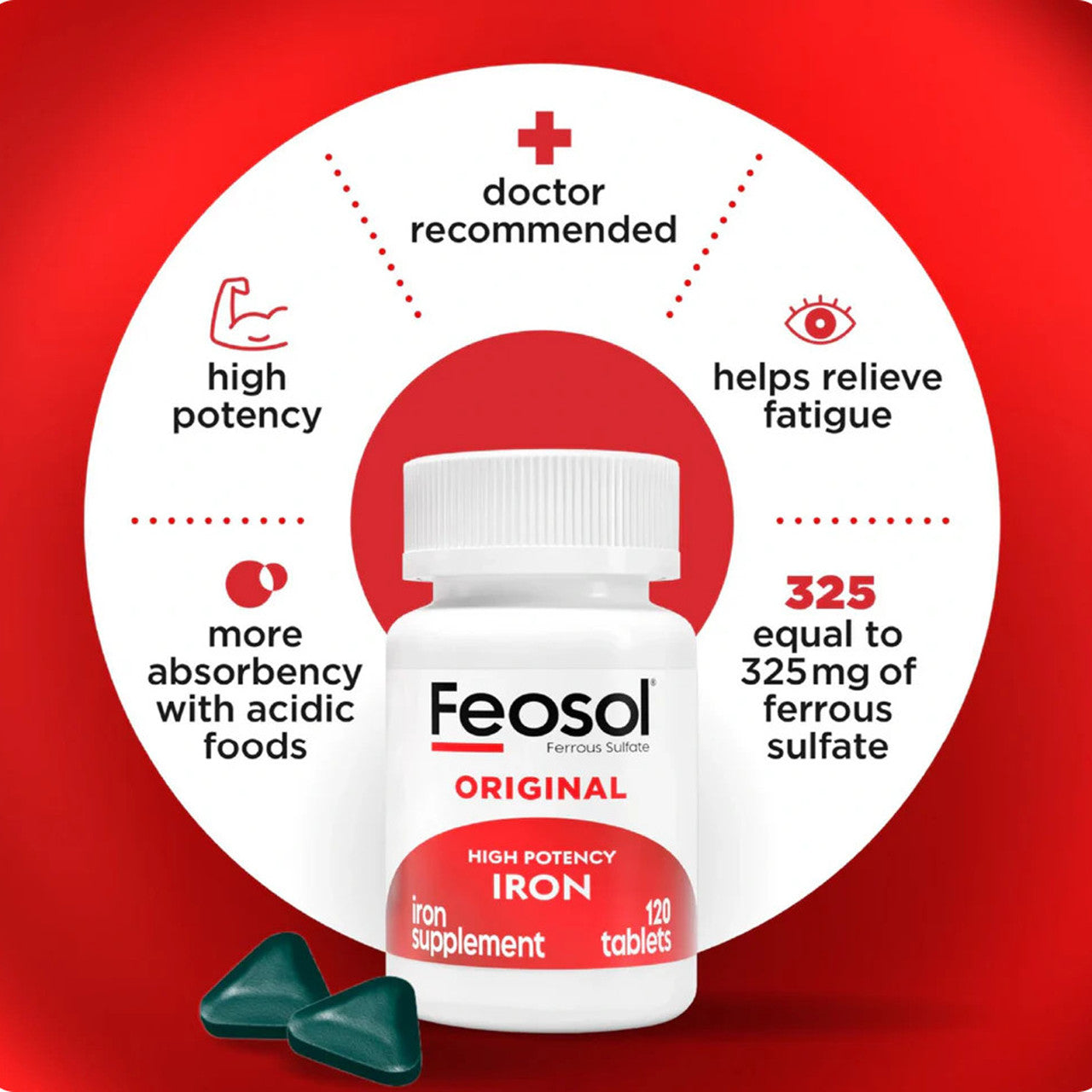 Feosol Original 120ct Caplets