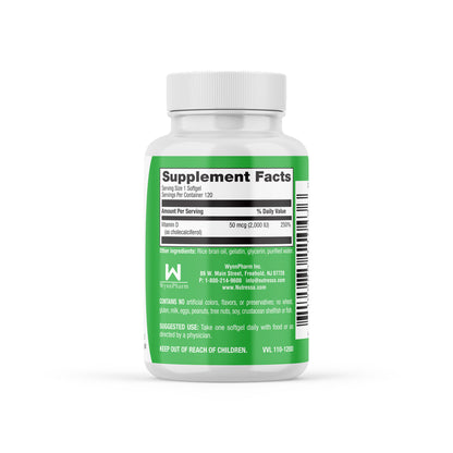 Nutressa - Vitamin D3 2,000 IU