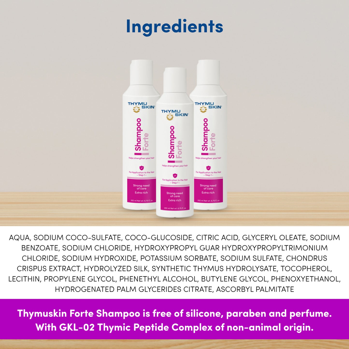 THYMUSKIN Forte Shampoo 200ml